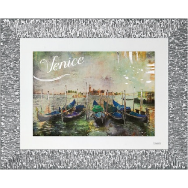 Ekskluzywny, duży obraz z ramą WENECJA 5511/15