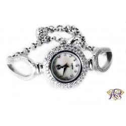 Srebrny zegarek kwarcowy Ag 925 Z0013/B