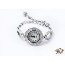 Srebrny zegarek kwarcowy Ag 925 Z0012/B
