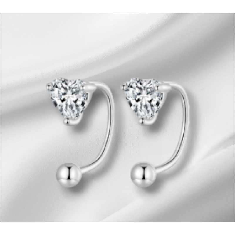 Kolczyki srebrne Ag 925 Serce IM0230424ER