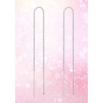 Srebrne kolczyki Ag 925 przeciągane IM0261123DE