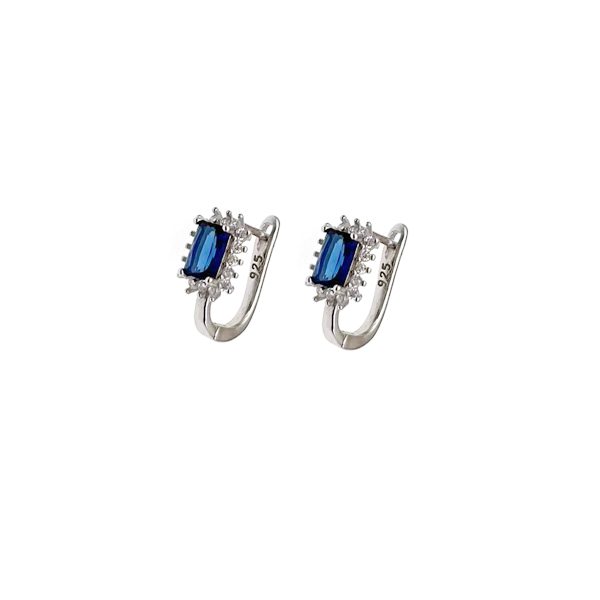 Kolczyki srebrne Ag 925 cyrkonia IM1550424ER_BLUE
