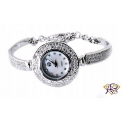 Srebrny zegarek kwarcowy Ag 925 Z0010/B