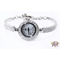Srebrny zegarek kwarcowy Ag 925 Z0011/B