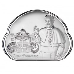Obrazek srebrny Papa Francesco 81069/2L